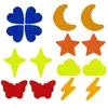 Pegatinas Reflectantes para Coche de Estrella de Cinco Puntas, Pegatinas Reflectantes para Coche, Pegatinas para Vehículos Eléctricos, Pegatinas para Casco de Bicicleta, Pegatinas Reflectantes Nocturnas