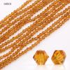 Suministro Directo Transfronterizo de Cuentas de Cristal de 4 mm de Alta Venta con Extremos Puntiagudos en Forma de Diamante para Hacer Cortinas, Accesorios de Joyería DIY al por Mayor