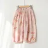 Pantalones Anti-mosquitos Estampados Estilo Chino para Niños Niños y Niñas Pantalones Bombachos Sueltos para Niños Grandes Pantalones Largos hasta el Tobillo Ropa de Verano para Niños
