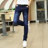 Jeans hombre gris snowflake azul casual pantalones de hombre verano finos corte slim estilo coreano