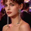Pendientes Exóticos de Venta Caliente, Ganchos para Orejas Artísticos Clásicos Elegantes Vintage, Pendientes Colgantes de Borla Elegantes Huecos Exquisitos