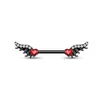 Acero Inoxidable Transfronterizo Cereza Roja Zircón Uñas para Pezón Creativo Dibujo Animado Amor Diamante Anillo para Pezón Piercing Joyería Venta al por Mayor