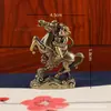 Latón antiguo sólido caballo decoración de escritorio caballo al éxito ganar manija creativa pieza caballo del zodiaco oficina