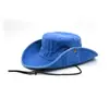 Sombrero de Pescador de Mezclilla Personalizado Guanhua, Sombrero Versátil Lavado para Adultos con Protección Solar, Sombrero de Ala Ancha, Sombrero Deportivo Fuente de Fábrica