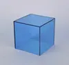 Caja Transparente Acrílica de Colores Vitrina para Exhibición Gabinete de Exhibición a Prueba de Polvo Escritorio Figura de Modelo Juguete Almacenamiento Caja de Zapatos