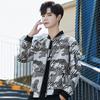 Jaqueta camuflada masculina transfronteiriça, nova jaqueta tridimensional slim casual de beisebol, uniforme de primavera e outono, jaqueta de cabelo da geração 2019