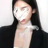 Corea del Sur Encaje Ins Cinta Mujer Primavera Alto Grado Elegante Bufanda Larga Cuello Bufanda Versátil Decoración Cinturón Cuello