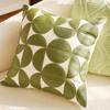 Almohada de Caballo Real Estilo Francés Retro de Lujo Ligero Verde Cojín de Cintura para Sofá de Sala de Estar Cojín para Ventana de Mirador