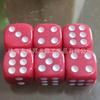 No. 15 14.5MM dados rojos y azules esquina redondeada par uno impreso tubo de empuje grande acrílico exportación AliExpress fabricantes transfronterizos
