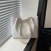 Bolso tote bandolera para el día a día, fresco y moderno, estilo casual y sencillo para mujer, estampado 2026, gran capacidad para compras
