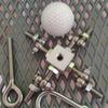 Bloque de Fijación con Tuerca Hexagonal M3/M4 de Acero al Carbono Niquelado con Fijación Magnética Conector Cuadrado de Tuerca de Acero Inoxidable Perno 1