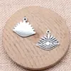 20X22Mm 2g Accesorios para Joyería de Plata Antigua Material al por Mayor Colgante de Ojo