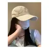 Gorra Pequeña Nueva Gorra de Béisbol Mujeres Sombra de Mujer Lazo Cara Dulce Corea del Sur Gorra para Cabeza Grande Moda Linda
