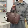 Bolsa de Tote Estilo Academia Uniforme JK Japonés, Bolso Cruzado de un Solo Hombro Estilo Anime para Viajes, Bolso de Mano Simple de Gran Capacidad