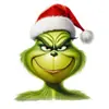 2026 Transfronterizo Nuevo Dibujo Animado Navideño Grinch Colgante Creativo Decoración de Árbol de Navidad Acrílico