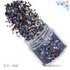 Amazon Nail Art Set 12 Cores Laser Misto Nail Polish Glue Nail Art Sequins Açafrão em Pó Nail Art Joias Drill