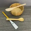 Tigela de bambu personalizada para uso doméstico, utensílio de mesa infantil, tigela para bebê, tigela de bambu e madeira para adultos, tigela em formato de máscara com logotipo.