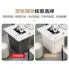 Mesa de chá de ardósia e suporte para chá integrados em um novo design de estilo chinês para uso doméstico e de escritório, com bandeja de chá e chaleira embutidas para preparar chá