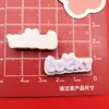 Simulación Estrella Brillante Cara Sonriente Sol Letra Marca DIY Accesorios de Resina Tocado Pasador Funda de Teléfono Móvil Parche para Joyería