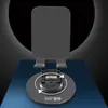 Soporte Giratorio de 360 Grados para Teléfono Móvil, Plegable de Escritorio Perezoso, Ajustable, Soporte de Metal Acero al Carbono para Transmisión en Vivo, Drama