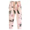 Pantalones de maternidad de algodón de aire para otoño e invierno, talla grande, pantalones de dormir de capas ajustables que no aprietan la barriga, pantalones para estar en casa para mujeres embarazadas