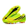 Zapatos de fútbol para adultos transfronterizos, zapatos de fútbol para jóvenes, zapatos de fútbol unisex para estudiantes con tacos TF, zapatos de fútbol con tacos largos AG, venta al por mayor de comercio exterior