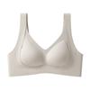 Ropa interior sin marcas para mujer, con realce, sin aro de acero, para busto grande, levante pequeño, anti-caída, antigravedad, talla grande