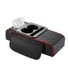 Caja de reposabrazos para coche, almohadilla de almacenamiento universal, caja de pañuelos para coche, almohadilla elevadora de codo central, multifuncional cuatro en uno