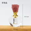 Botella de Perfume de Cristal Natural Botella Dispensadora de Vidrio Estilo de Lujo Accesible y Elegante Botella Dispensadora de Piedra Cruda de Cristal Botella Sellada