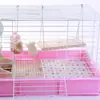 Brinquedos de Madeira para Animais de Estimação Pequenos Suprimentos Coelho Totoro Esquilo Galho de Flor Rato Porquinho da Índia Balanço de Madeira Coelho para Animais de Estimação Pequenos Trampolim para Coelho