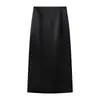 Moda Femenina Transfronteriza Sexy Crop Top sin Tirantes Falda Larga Bodycon Vestido de Noche Conjunto de Lujo Ligero para Socialité