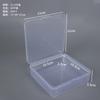 11 Cajas Transparentes de Plástico PP Cuadradas para Guardar Cuentas de Collares, Caja Organizadora de Juguetes, Herramientas de Ferretería, Caja de Empaque para Equipo de Pesca