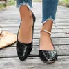 Comercio Electrónico Transfronterizo Tallas Grandes Otoño 2026 Nuevas Llegadas Punta Fina Cuña Zapatos de Salón Mocasines Deportivos Casuales Mujer