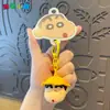 Llavero Auténtico Serie Cabeza Grande Crayon Shin-Chan Colgante Lindo para Mochila Pareja Mejor Amigo Decoración para Bolso Pequeño Regalo