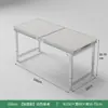 Mesa Plegable para Montaje de Puesto Exterior, Uso Comercial, Mesa de Comedor Rectangular Portátil, Mesa Plegable para Decoración y Ceremonias de Inauguración