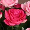 Flores artificiales de rosa de diamante hidratantes de alta gama, ramo falso de rosas para el Día de San Valentín, flores artificiales para decoración de pared de ambiente de boda