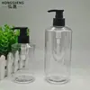 Botella de Loción Transparente para Mascotas 300Ml500Ml Champú Botella de Hombro Oblicuo Gel de Ducha Botella Vacía Botella de Desinfectante de Manos