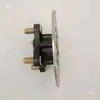 Vehículo Eléctrico de Cuatro Ruedas Eje Delantero Pivote Brida Cubo de Rueda Suspensión Cabeza del Cubo de Rueda Delantera Hub de Freno de Disco Disco de Freno