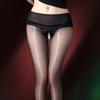 Cintura de Malla Entrepierna Sin Costuras Medias Aurora Medias Ultradelgadas para Mujer con Perla Desmontable Masajeadora Sexy Celebridad de Internet Chica Caliente No Necesita Quitarse Negras