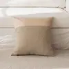 Funda de Almohada de Hilo de Bucle Amazon Moderna Simple de Alta Gama Artística Almohada de Doble Cara de Cuero Cojín de Sofá de Celebridad de Internet