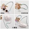Nuevo estilo coreano simple oso de dibujos animados color caramelo arcilla blanda collar con cordón cadena para gafas cadena para mascarilla