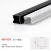 Perfil de Aluminio para Luz Lineal, Canaleta de Aluminio para Luz de Aleación de Aluminio, Canaleta de Aluminio para Luz Lineal, Luz Lineal de Techo de Doble Párpado, Canaleta de Aluminio para Luz Lineal