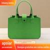 Bolsa de Feltro Bolsa Tote Desenho Animado Mamãe Bolsa Caixa de Presente para Banquete de 100 Dias Presente de Aniversário para Mulheres Grande Capacidade Portátil Feita à Mão