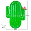 Fila flotante inflable personalizada, Fila flotante inflable de entretenimiento para adultos de verano, Fila flotante de cactus grande y pequeña