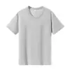 Camiseta de Algodón Puro para Hombre, Camisa Cultural de Cuello Redondo, Uniforme Escolar, Uniforme de Trabajo, Uniforme de Grupo, Sudadera de Color Sólido, Camiseta de Manga Corta de 180 g con Estampado de Logo