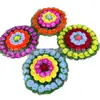 Suministros al por mayor para funerales y sacrificios, Coronas de flores pequeñas para Qingming, Coronas de flores pequeñas con hojas decorativas, Buenas coronas de flores, Flores para ofrendas de Qingming