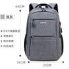Nova mochila para ensino médio, faculdade, bolsa escolar com logo estampado, bolsa executiva para homens, para computador de 15,6 polegadas, casual, moda