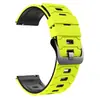 Adecuado para Samsung/Huawei/Xiaomi Watch Series Correa de Reloj de Silicona Bicolor con Patrón de Armadura 22 mm Universal