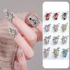 Accesorios de arte para uñas estilo lujo ligero nuevos adornos de diamantes súper brillantes de alta calidad circonita cilíndrica súper brillante adornos de diamante ponibles para uñas al por mayor