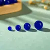 Cuentas redondas de vidrio de gelatina de 4-10 mm, imitación de jade, cuentas sueltas, accesorios para pulseras, collares, joyería, cuentas para manualidades y joyería hecha a mano